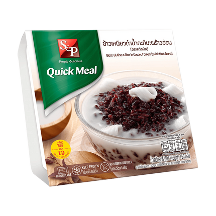 S&P Black Glutinous Rice 150g (Case 12)