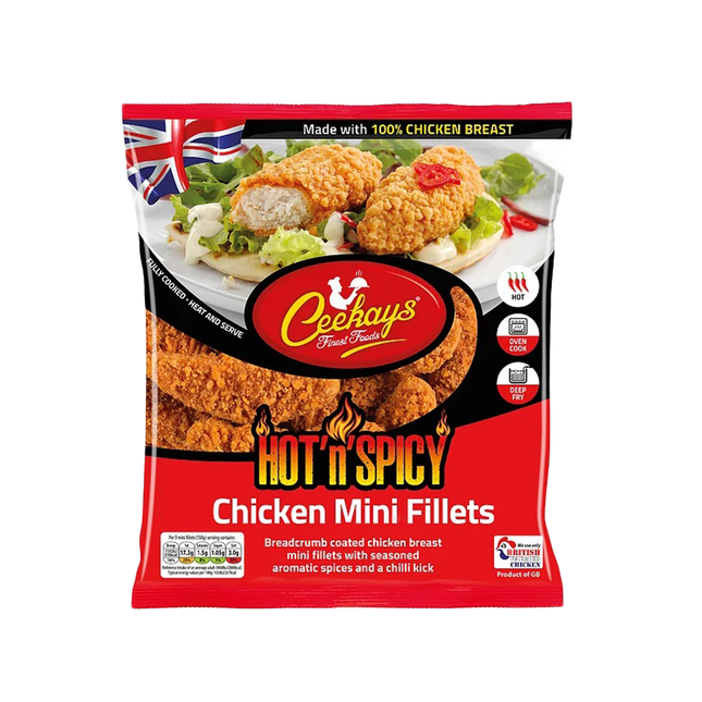 CEEKAYS Hot N Spicy Breaded Mini Fillets 500g (Frozen) - Longdan Official