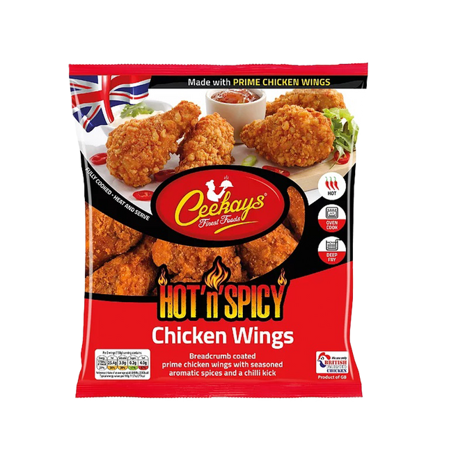 CEEKAYS Hot N Spicy Breaded Wings 600g (Frozen) - Longdan Official