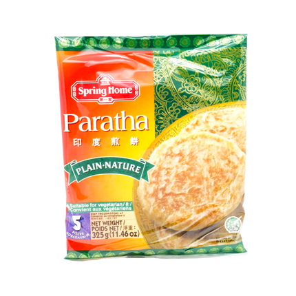 SPRING HOME Plain Roti Paratha 320g (Case 24)