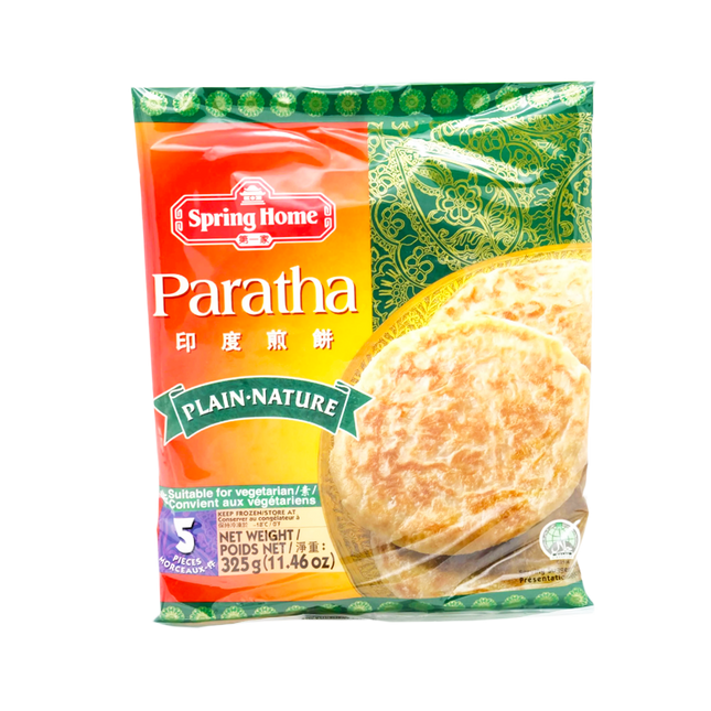 SPRING HOME Plain Roti Paratha 320g (Case 24)
