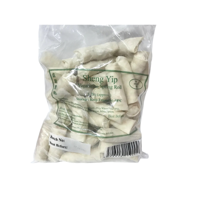 SHENG YIP (S) Vegetarian Spring Roll 1.2kg (Frozen) - Longdan Official