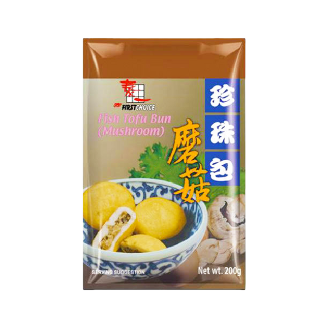 FIRST CHOICE Fish Tofu Mushroom Bun 200g - Longdan Official