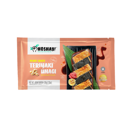 HOSHAY Plantbased Teriyaki Unagi 200g (Case 15)