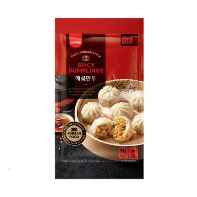 SAMLIP Spicy Jjin Dumpling 168g (Case 24)