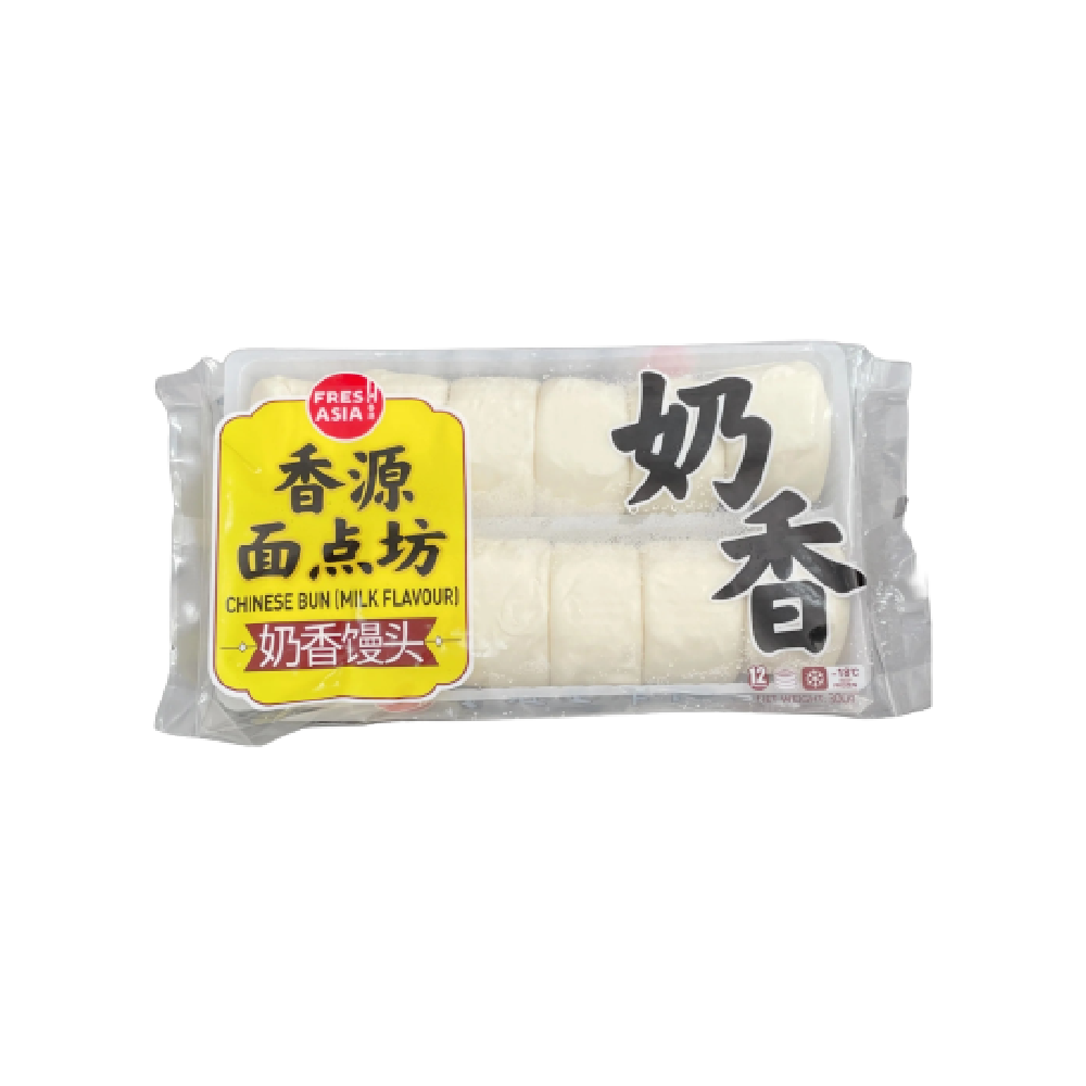FRESHASIA Milk Flavour Bun 300g (Frozen) (Case 24)