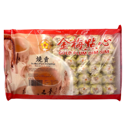 GOLD PLUM Dim Sum Siu Mai (Pork Dumpling 48pcs) 960g (Case 12)