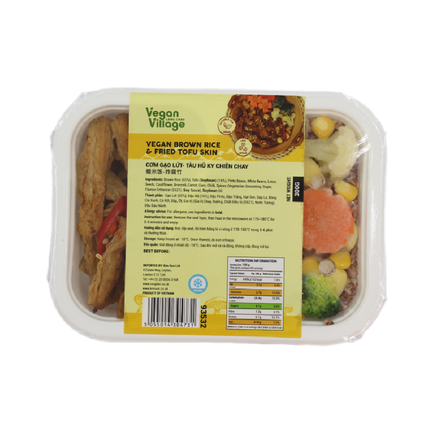 Vegan Village Brown Rice & Fried Tofu Skin 300G (Frozen) (Case 20)