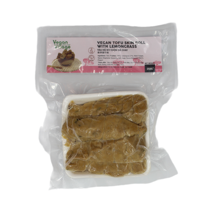 Vegan Village Tofu Skin Roll With Lemongrass 250G (Frozen) (Case 20)