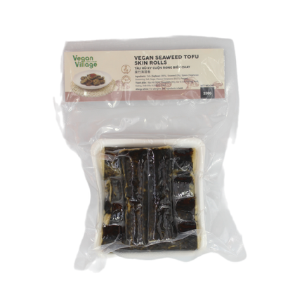 Vegan Village Seaweed Tofu Skin Rolls 250G (Frozen) (Case 20)