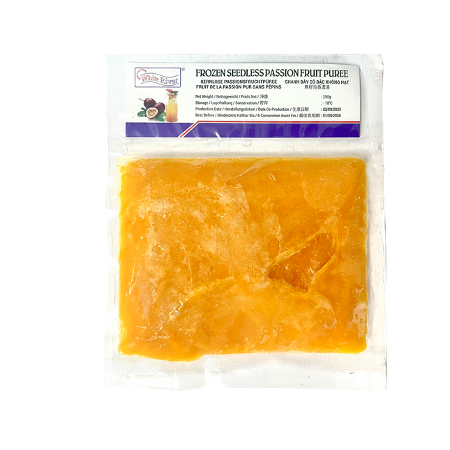 White River Frozen Seedless Passion Fruit Puree 250G (Case 20)