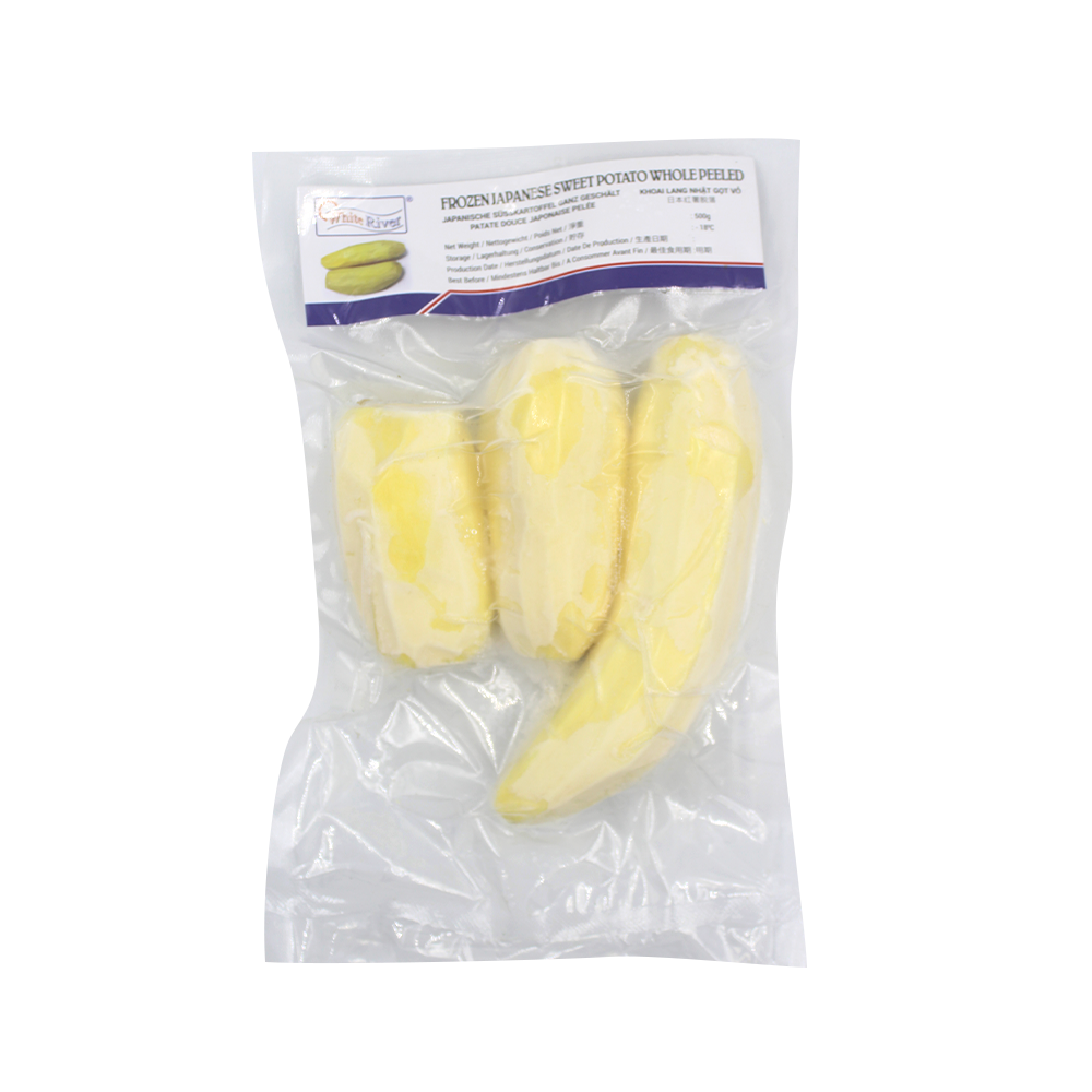 White River Frozen Japanese Sweet Potato Whole Peeled 500G (Case 20)