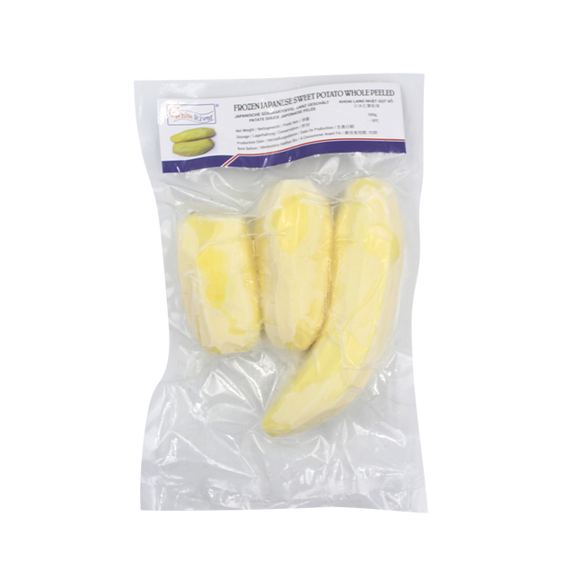 White River Frozen Japanese Sweet Potato Whole Peeled 500G (Case 20)