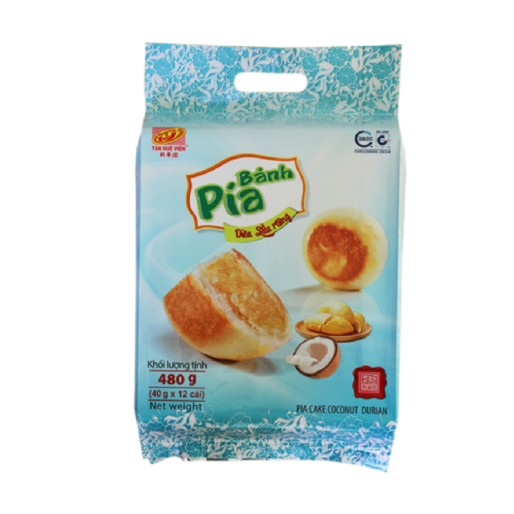 Tan Hue Vien Durian & Coconut Mini Cake 480g (Case 20)