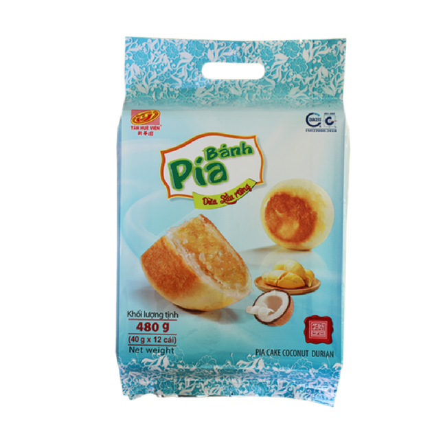Tan Hue Vien Durian & Coconut Mini Cake 480g (Case 20)