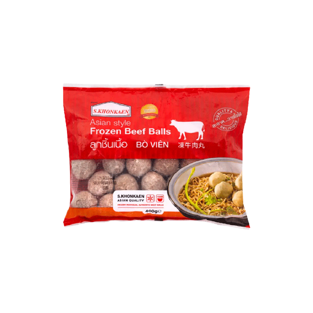 S.KHONKAEN Beef Balls 400g (Frozen) - Longdan Official