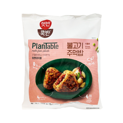 CJ Plant-based Rice Ball Bulgogi 500g (Case 12)