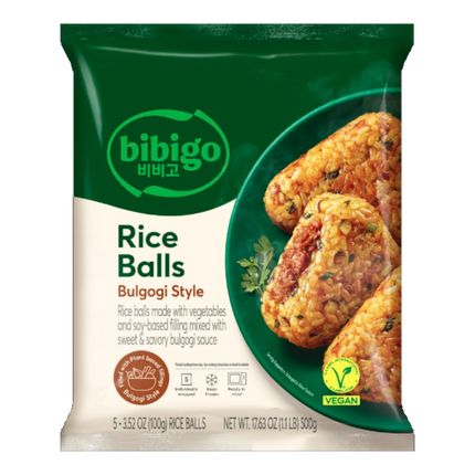 CJ Plant-based Rice Ball Bulgogi 500g (Case 12)