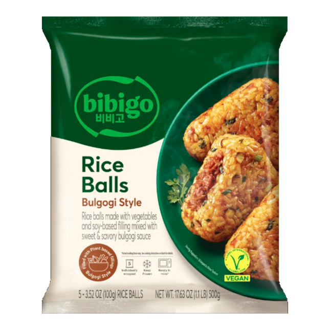 CJ Plant-based Rice Ball Bulgogi 500g (Case 12)
