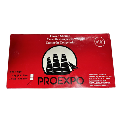 PROEXPO Ecuador HLSO 21/25 1.8kg net (Frozen) (Case 6)