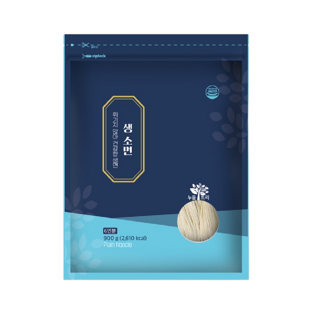 NOODLE TREE Plain Noodle Fresh SoMyun 900g (Frozen) - Longdan Official