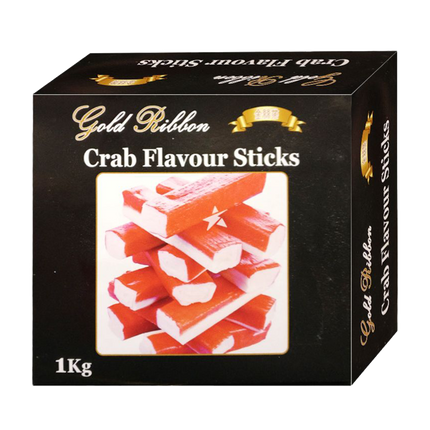 Gold Ribbon Crab Sticks 1kg (Frozen) (Case 10)