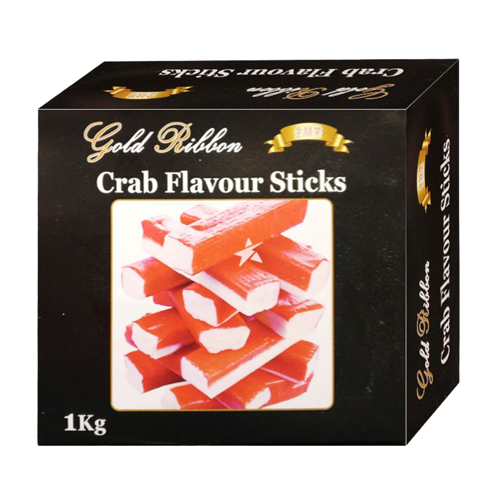 Gold Ribbon Crab Sticks 1kg (Frozen) (Case 10)