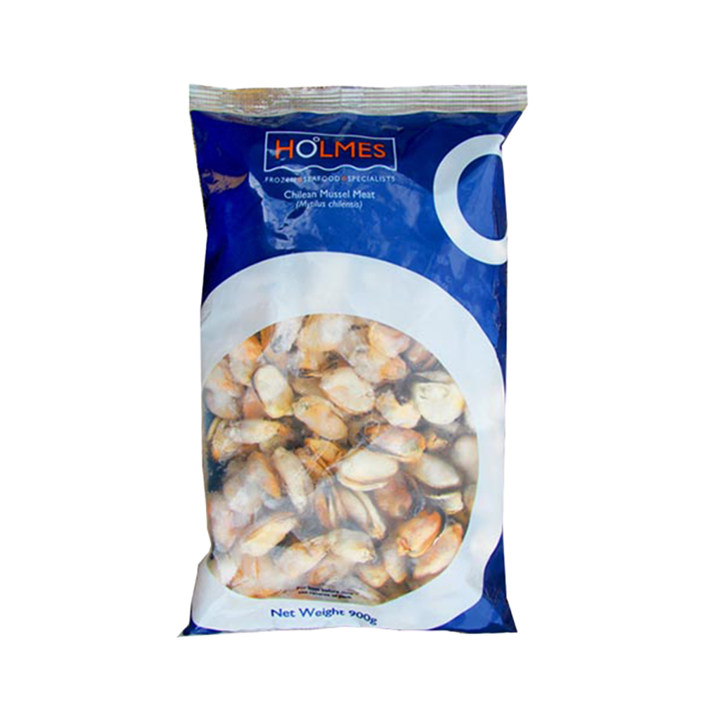 Holmes Chilean Mussel Meat 100/200 900g net (Frozen) (Case 10)