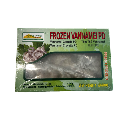 Kim Son Frozen Block P&D Vannamei Shrimp  21-25 1kg (Case 10)