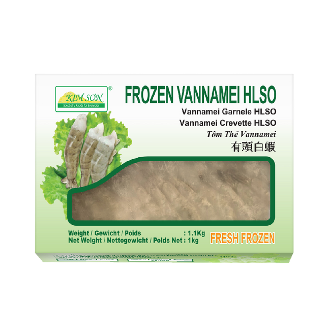 Kim Son Frozen HLSO Vannamei Shrimp  41-50 1kg (Case 10)