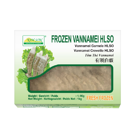 Kim Son Frozen HLSO Vannamei Shrimp  21-25 1kg (Case 10)
