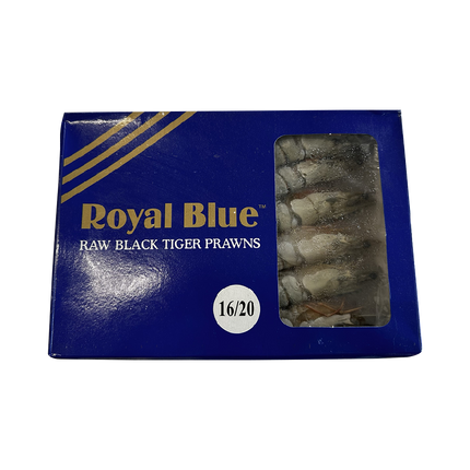 Royal Blue Black Tiger HOSO 16/20 600g net (1kg Gr) (Case 10)