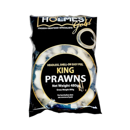 Holmes IQF Easy Peel HLSO King Prawns 480gnet 16/20 (Case 10)