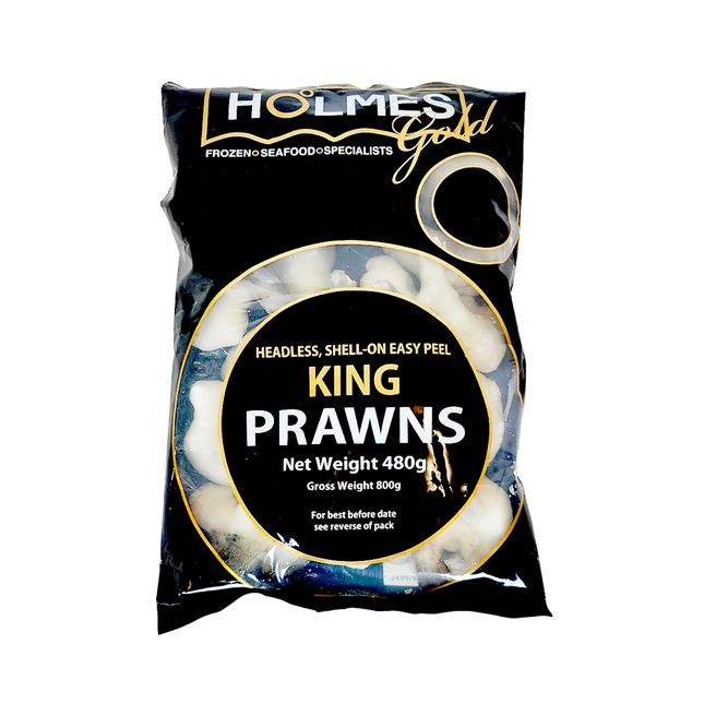 Holmes IQF Easy Peel HLSO King Prawns 480gnet 6/8 (Frozen) (Case 10)