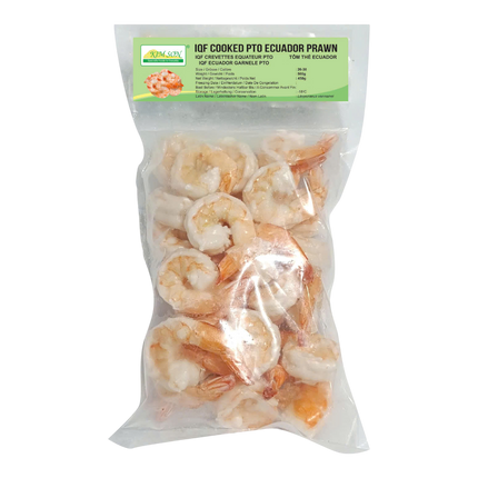 Kim Son Ecuador IQF Cooked PTO 26/30 450g net (Case 20)