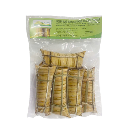 Kim Son Frozen Mung Bean Glutinous Roll With Coconut 500g (Case 20)