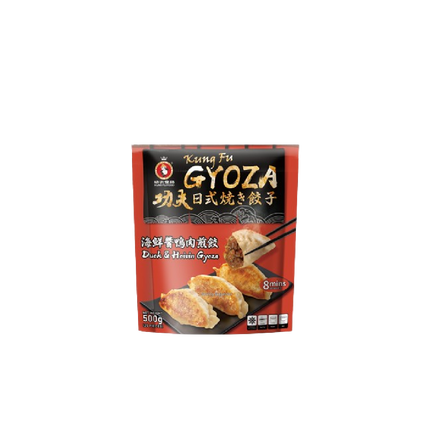 KUNG FU Hoisin Duck Gyoza 500g (Frozen) (Case 12)