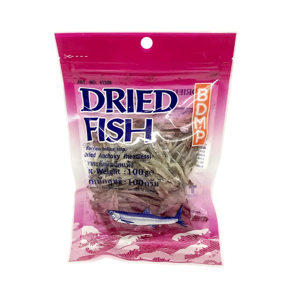 BDMP Dried Anchovy Headless 100g (Case 25)