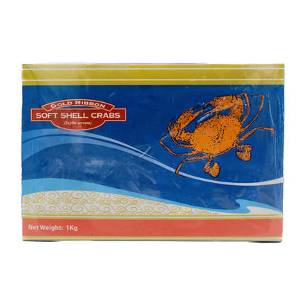 GOLD RIBBON Soft Shell Crab Primes 14P 1kg (Frozen) (Case 4)