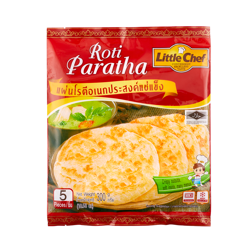 LITTLE CHEF Roti Paratha 300g (Case 24)