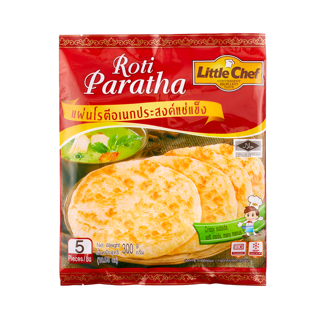 LITTLE CHEF Roti Paratha 300g (Case 24)