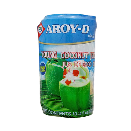 AROY-D Coconut Juice (cup) 300g (Case 24)