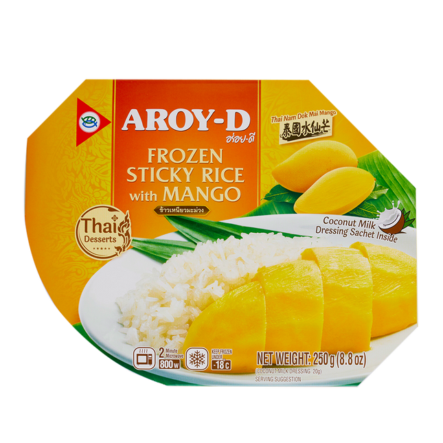 AROY-D Sticky Rice with Mango 250g (Case 12)