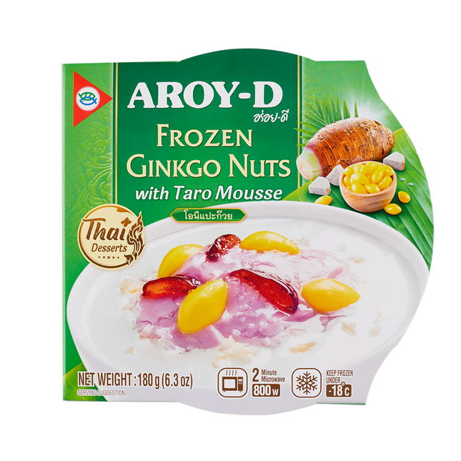 AROY-D Gingko Nuts with Taro Mousse 180g (Case 12)