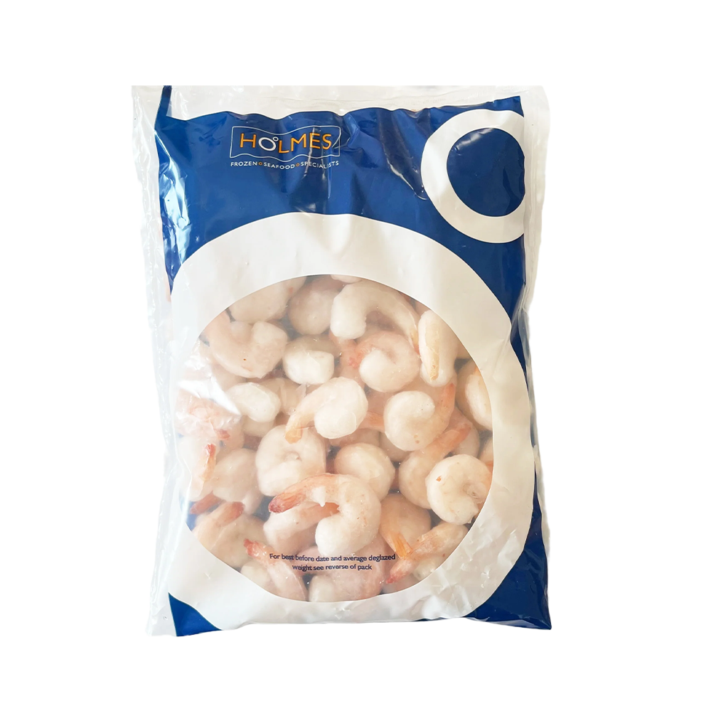 Holmes IQF Cooked PTO King Prawns 31/40 908gnet (Frozen) (Case 5)