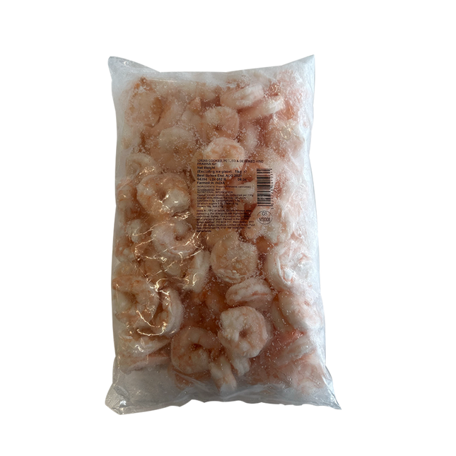 ARCTIC ROYAL Cooked & Peeled King Prawns 31/40 900g NET (Case 10)