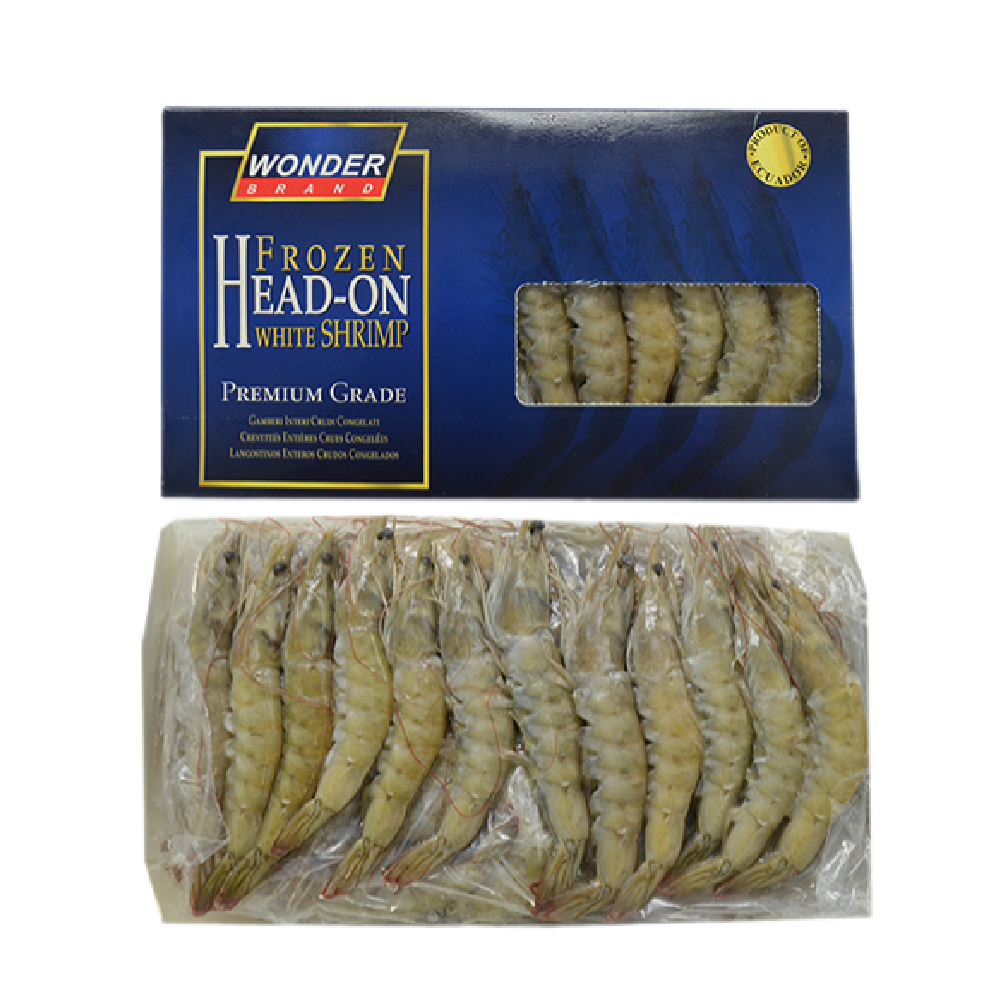 WONDER IQF HOSO Ecuadorian King Prawns 40/50 1kgnet (Frozen) (Case 10)