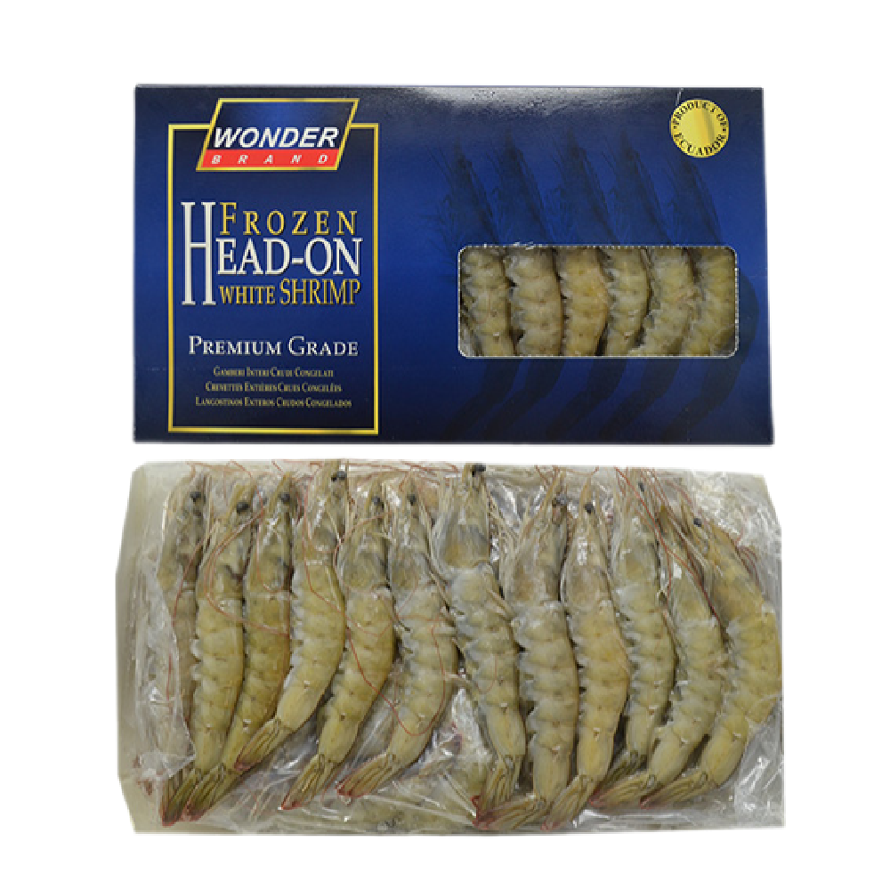 WONDER IQF HOSO Ecuadorian King Prawns 30/40 1kgnet (Frozen) (Case 10)