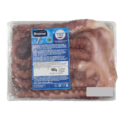 BRASMAR Giant Squid Tentacles 1kg (800gnet) (Frozen) (Case 15)