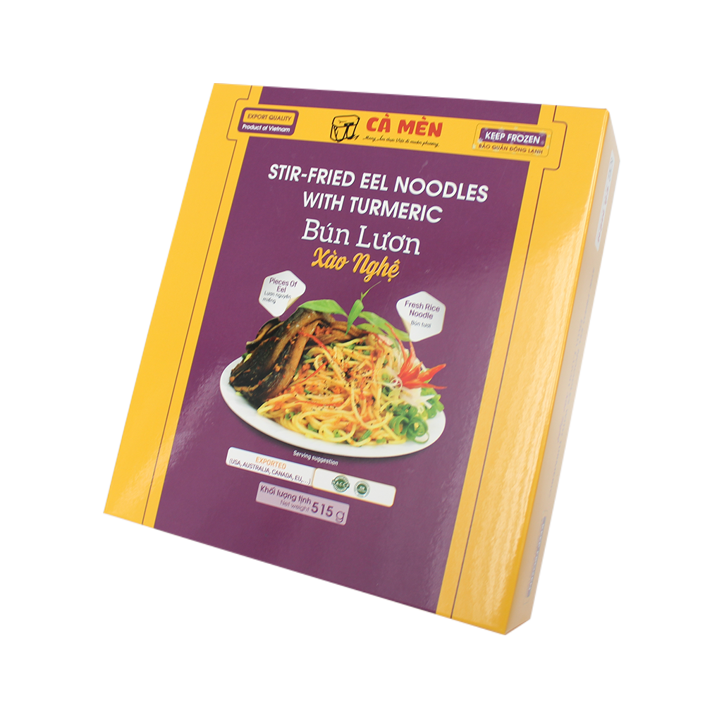 CA MEN Stir-fried Eel Noodles With Tumeric 515g (Case 20)